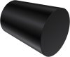 1120146-0229 Endstücke Sitra (Konus) Schwarz für Gardinenstangen 20 mm Ø (2 Stück)