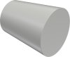 1120146-0232 Endstücke Sitra (Konus) Weiß für Gardinenstangen 20 mm Ø (2 Stück)