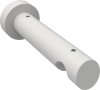 1120207-0032 Träger Talent Weiß lackiert 1-läufig 12 cm für Innenlaufstangen 20 mm Ø