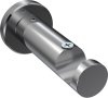 1120211-0012 Träger Platon Chrom 1-läufig 7,5 cm für Gardinenstangen 20 mm Ø