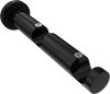 1120212-0029 Träger Platon Schwarz 2-läufig 7,5 und 14,5 cm für Gardinenstangen 20 mm Ø