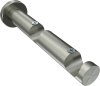 1120212-0039 Träger Platon Edelstahl-Optik 2-läufig 7,5 und 14,5 cm für Gardinenstangen 20 mm Ø