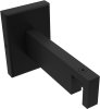 1120219-0028 Träger Smartline Schwarz 1-läufig 9 cm für Innenlaufstangen 14x35 mm