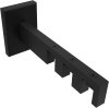 1120224-0028 Träger Smartline Schwarz 3-läufig 7,5, 10,5 und 13,5 cm für Innenlaufstangen 14x35 mm