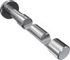 1120226-0012 Träger Prestige Chrom 2-läufig 8 und 13 cm für Gardinenstangen 20 mm Ø