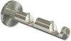 1120230-0039 Träger Parex Edelstahl-Optik 2-läufig 5 und 10 cm für Gardinenstangen 20 mm Ø