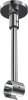 1120233-0012 Deckenträger Sonette Chrom 1-läufig 13 cm für Gardinenstangen 20 mm Ø