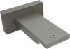 1120238-0055 Träger Quadline Satin-Silber 1-läufig 8 cm für Innenlaufstangen 20x20 mm