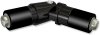 1120802-0029 Gelenkverbinder Schwarz für Gardinenstangen 20 mm Ø