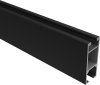 1120905-1028 Innenlaufprofil in Schwarz für Innenlaufstangen 14x35 mm