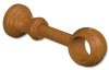 1128201-0022 Träger Classic Kirschbaum lackiert 1-läufig 12 cm für Gardinenstangen 28 mm Ø