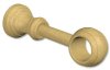 1128201-0030 Träger Classic Buche lackiert 1-läufig 12 cm für Gardinenstangen 28 mm Ø