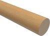 1128906-1030 Holzstange in Buche lackiert für Gardinenstangen 28 mm Ø