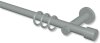1219022-1392 Ausziehbare Gardinenstange Metall 19/16 mm Ø FUNTASTIC - Voxx Grau 130-240 cm