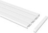 15200200-XX32 Gardinenschiene Aluminium 3- / 4-läufig SLIMLINE Weiß