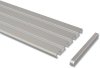 15200200-XX33 Gardinenschiene Aluminium 3- / 4-läufig SLIMLINE Silbergrau
