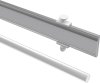 1620701-0433 Paneelwagen Universal Easyslide Aluminium mit Klettband Silbergrau