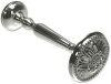 9001021-0012 Raffhalter Blume 12 cm Chrom-Farbig