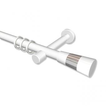 Gardinenstange Metall 20 mm Ø PRESTIGE - Tanara Weiß 100 cm