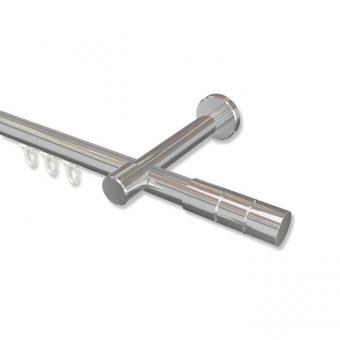 Innenlauf Gardinenstange Aluminium / Metall 20 mm Ø PRESTIGE - Elanto Chrom 100 cm