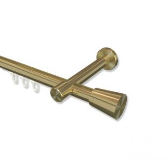 Innenlauf Gardinenstange Messing-Optik 20 mm Ø PRESTIGE - Sitra 100 cm
