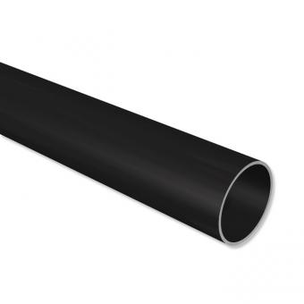 Metallrohr in Schwarz für Gardinenstangen 16 mm Ø 100 cm