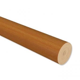 Holzstange in Kirschbaum lackiert für Gardinenstangen 16 mm Ø 100 cm