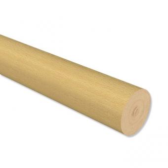 Holzstange in Buche lackiert für Gardinenstangen 16 mm Ø 100 cm