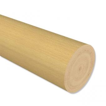 Holzstange in Buche lackiert für Gardinenstangen 28 mm Ø 100 cm