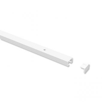 Gardinenschiene Aluminium 1-läufig PRIMAX Weiß 100 cm