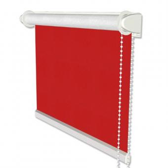 Klemmfix Seitenzugrollo / Thermorollo SZ3 verdunkelnd Uni Rot Fb. 3011 41,5x175 cm