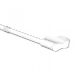 Klemmstange Metall / Kunststoff 12/10 mm Ø Sitefix Weiß ausziehbar 45-75 cm
