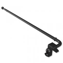 Schwenkstange Metall 13/9 mm Ø Cassina Schwarz ausziehbar 60-100 cm 60-100 cm