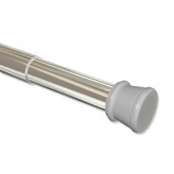 Spannstange Metall / Kunststoff 26/23 mm Ø Tensofix Edelstahl-Optik ausdrehbar 80-130 cm