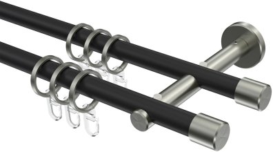 Faltengleiter / X-Gleiter mit Faltenhaken Stück) Gardinenschienen (100 / Innenlaufstangen Kunststoff für