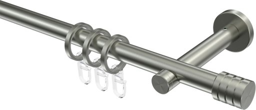 Gardinenstange Edelstahl 16 mm Ø ENORMA - Selma 100 cm