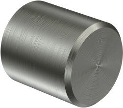 Endstücke Casa (Kappe) Edelstahl-Optik für Gardinenstangen 16 mm Ø (2 Stück) 