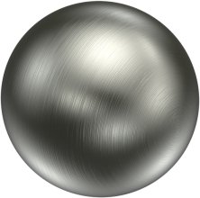 Endstücke Puros (Kugel) Edelstahl für Gardinenstangen 16 mm Ø (2 Stück)