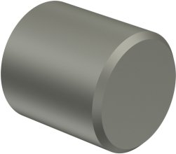 Endstücke Lucan (Kappe) Chrom matt für Gardinenstangen 16 mm Ø (2 Stück) 