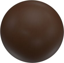 Endstücke Luina (Kugel) Nussbaum lackiert für Gardinenstangen 20 mm Ø (2 Stück) 