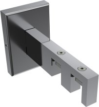 Träger Smartline Chrom 2-läufig 6 und 9 cm für Innenlaufstangen 14x35 mm