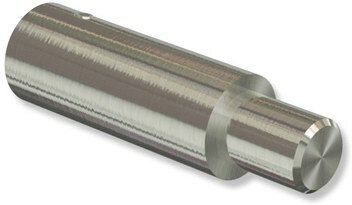 Trägerverlängerung Edelstahl-Optik 5 cm Typ C20 für Gardinenstangen 20 mm Ø