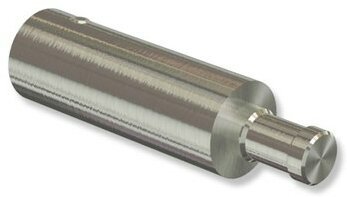 Trägerverlängerung Edelstahl-Optik 5 cm Typ E20 für Gardinenstangen 20 mm Ø