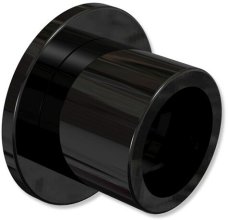 Wandlager Schwarz für Gardinenstangen 20 mm Ø (2 Stück)