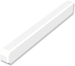 Endkappen für Gardinenschienen SLIMLINE 3- / 4-läufig Weiß (2 Stück)