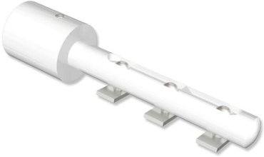 Innenlaufträger Universal Basic Weiß kurz für Gardinenschienen / Innenlaufstangen