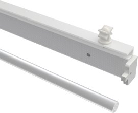 Paneelwagen Universal Fastfix Kunststoff mit Klettband 60 cm Weiß