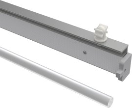 Paneelwagen Universal Fastfix Kunststoff mit Klettband 60 cm Grau