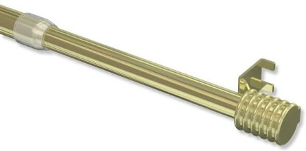 60-90 Klemmstange Kunststoff ausdrehbar Ø mm / Pavo Messing-farbig 9/7 cm Metall