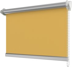 Klemmfix Seitenzugrollo / Thermorollo SZ3 verdunkelnd Uni Gelb Fb. 3005 41,5 x 175 cm